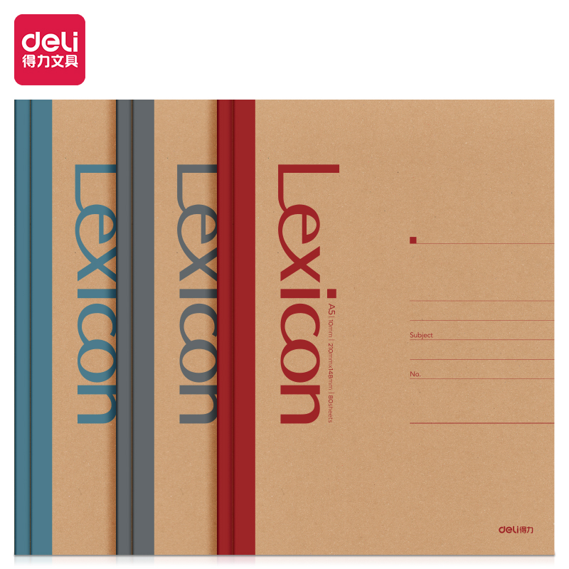 Deli-23211 Soft Cover Notebook