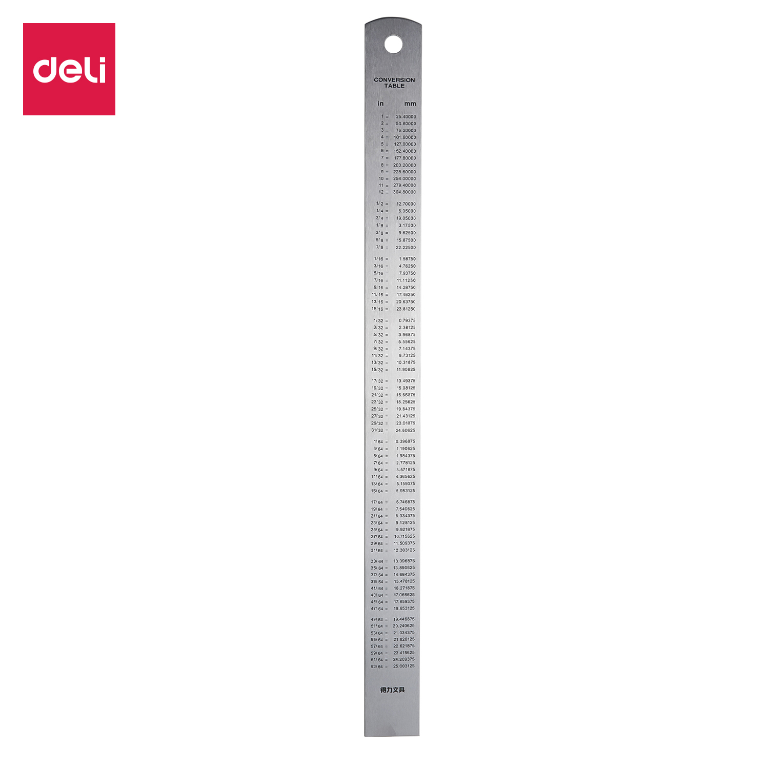 Deli-8463 Steel Ruler