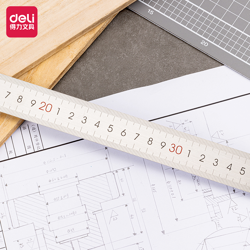Deli-8464 Steel Ruler