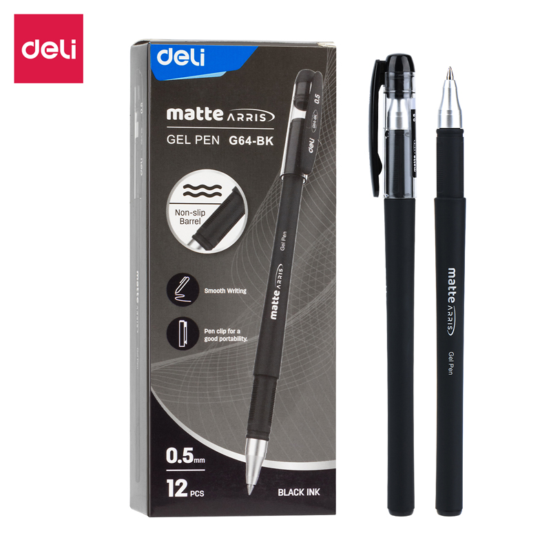 Deli-EG64-BK Gel Pen
