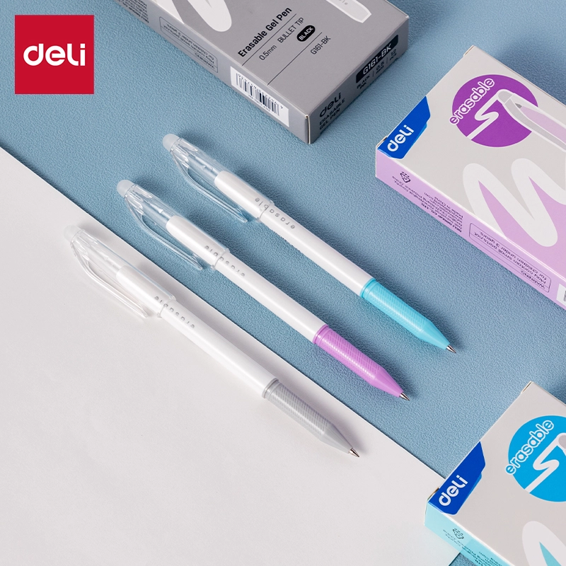 Deli-EG161-BK Erasable Gel Pen